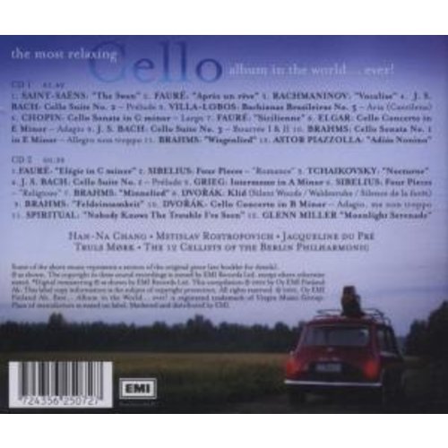 Erato/Warner Classics The Most Relaxing Cello Album
