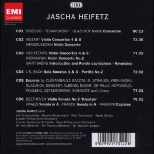 Erato/Warner Classics Icon: Jascha Heifetz