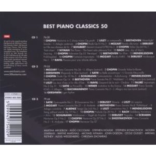 Erato/Warner Classics 50 Best Piano