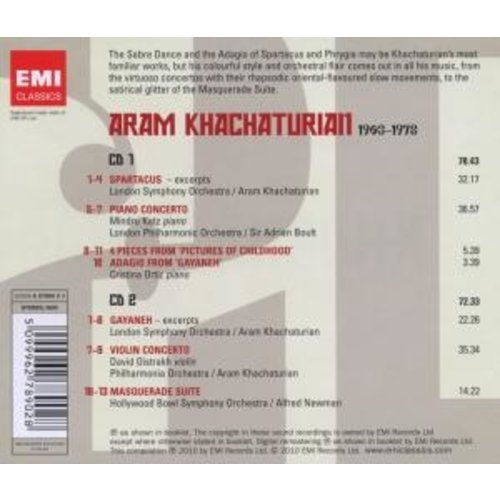Erato/Warner Classics Aram Khachaturian - Piano Conc