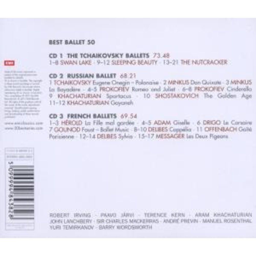 Erato/Warner Classics 50 Best Ballet