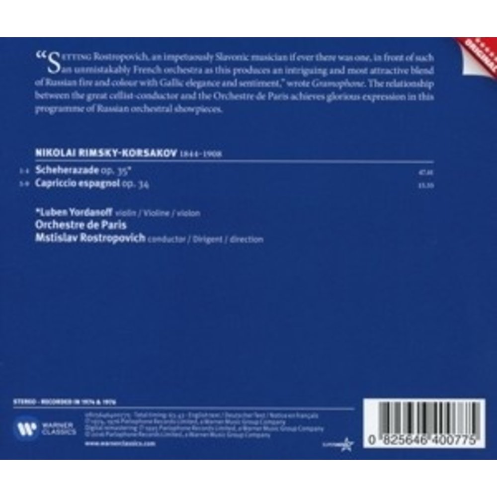Erato/Warner Classics Rimsky-Korsakov: Scheherazade