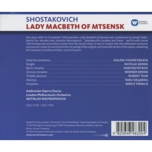 Erato/Warner Classics Shostakovich: Lady Macbeth Of