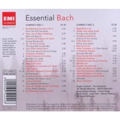 Erato/Warner Classics Essential Bach