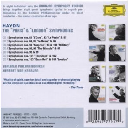 Deutsche Grammophon Haydn, J.: 6 "Paris" & 12 "London" Symphonies