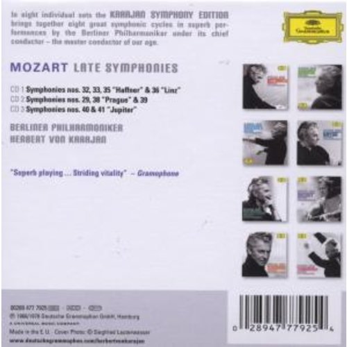 Deutsche Grammophon Mozart: Late Symphonies