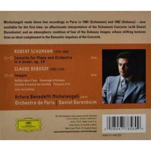 Deutsche Grammophon Schumann: Piano Concerto / Debussy: Images