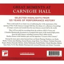 Sony Classical Carnegie Hall - 125Th Anniversary