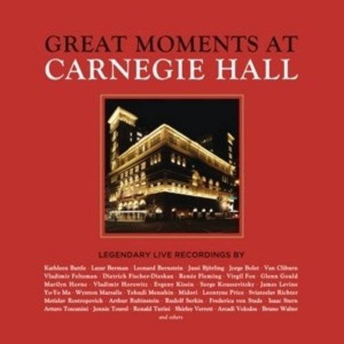 Sony Classical Great Moments At Carnegie Hall