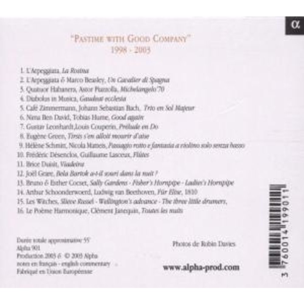 ALPHA Pastime With Good Company 1998-2003