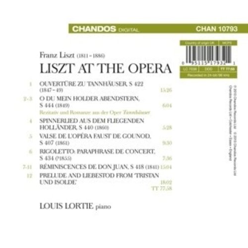 CHANDOS Liszt At The Opera