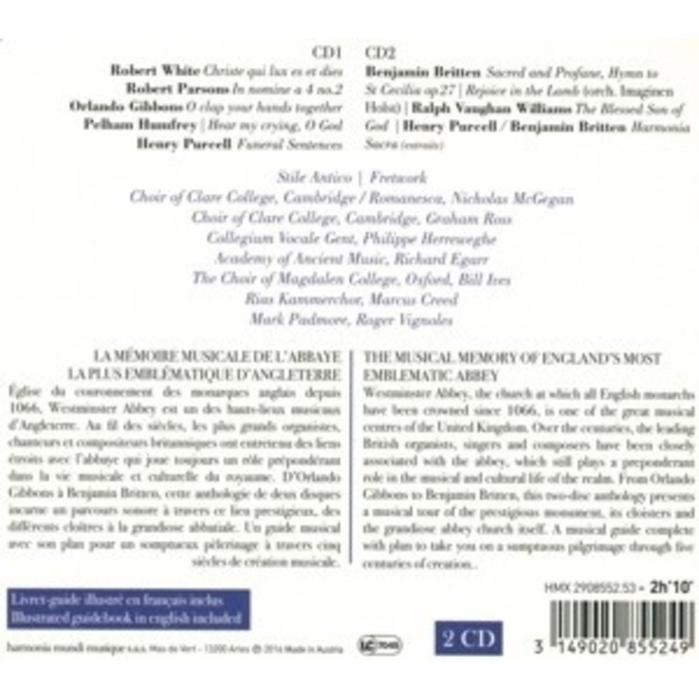 Harmonia Mundi Resonances/Music At Westminster