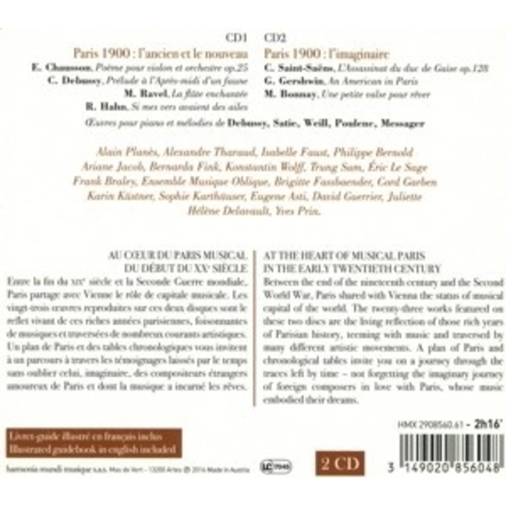 Harmonia Mundi Resonances/Paris 1900