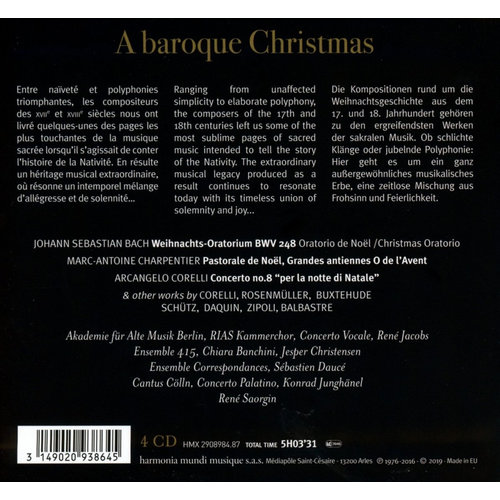 Harmonia Mundi A Baroque Christmas (4CD)