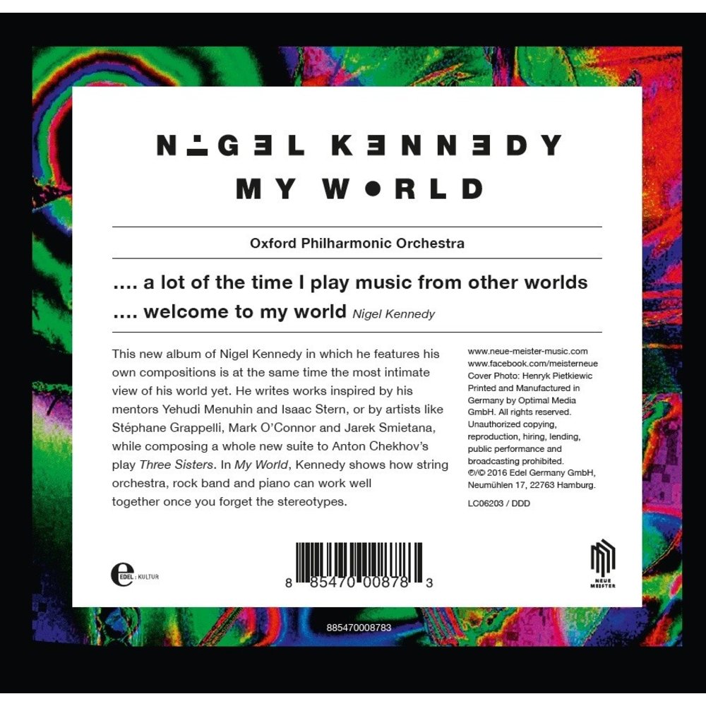 Neue Meister Nigel Kennedy: My World