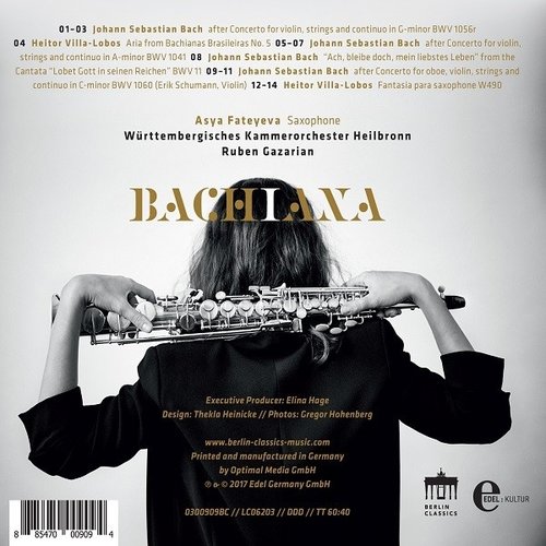 Berlin Classics Bachiana - Asya Fateyeva