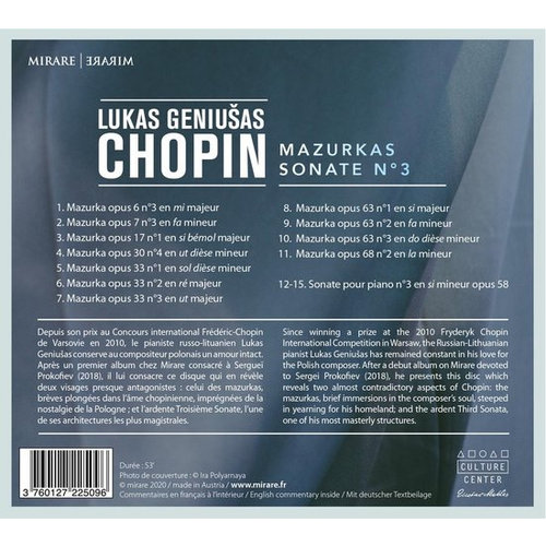Mirare Chopin: Mazurkas & Sonate No. 3