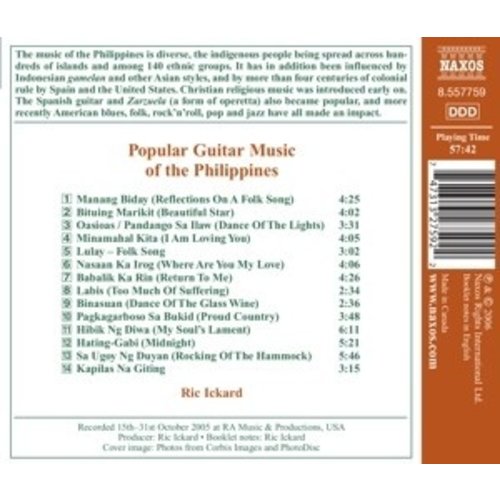 Naxos Pop. Guitar Music Of The Phillipines