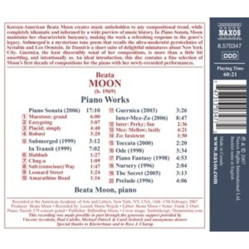 Naxos Moon: Piano Works