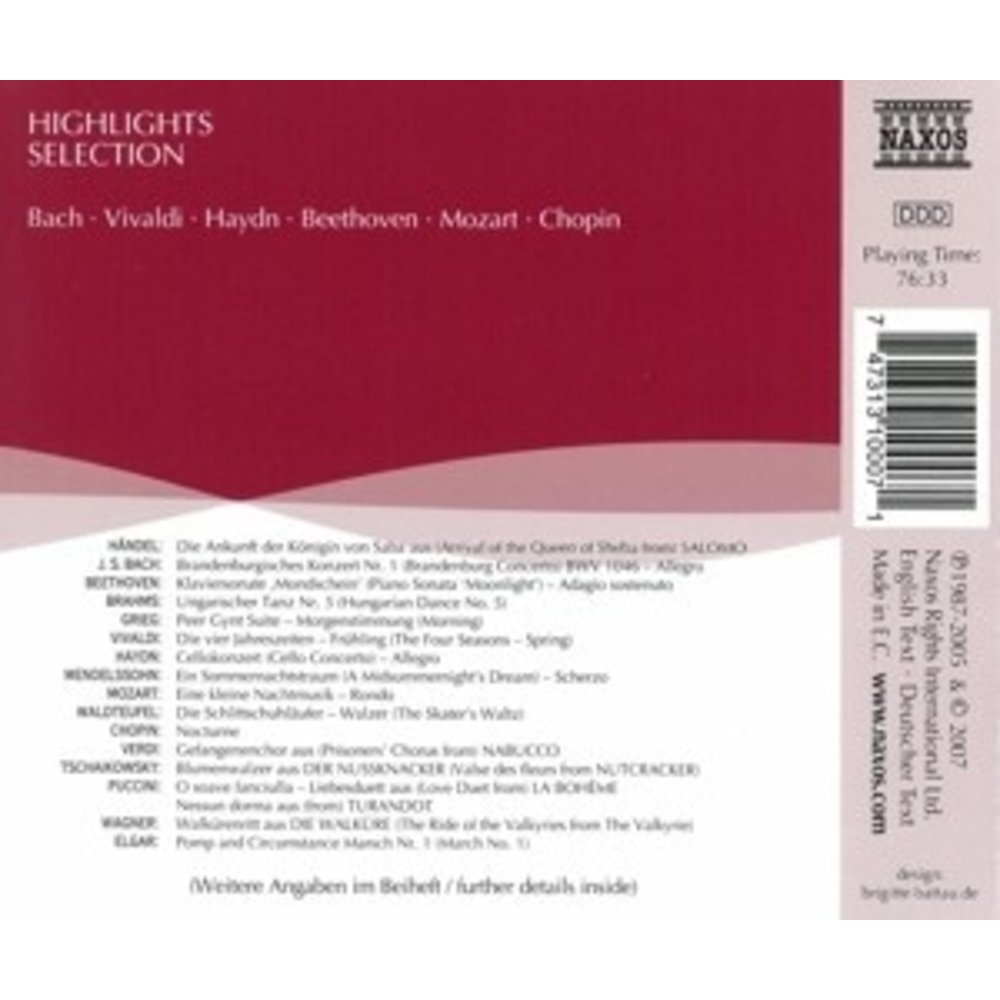 Naxos Selection Sampler