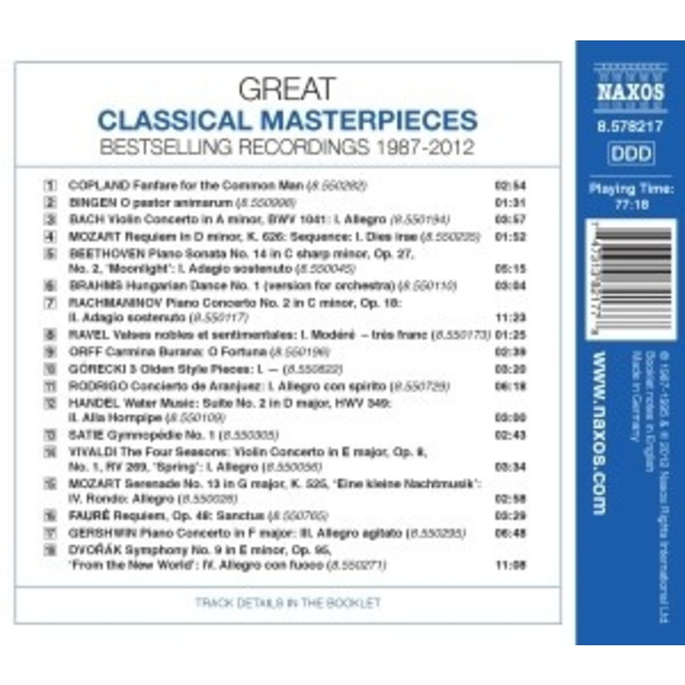 Naxos Great Classical Masterpieces