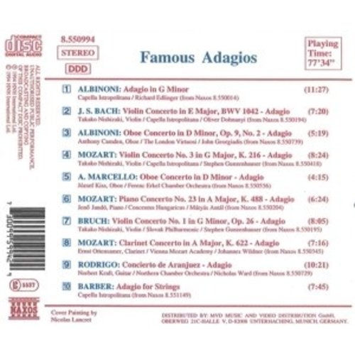 Naxos Adagio - Famous Adagios