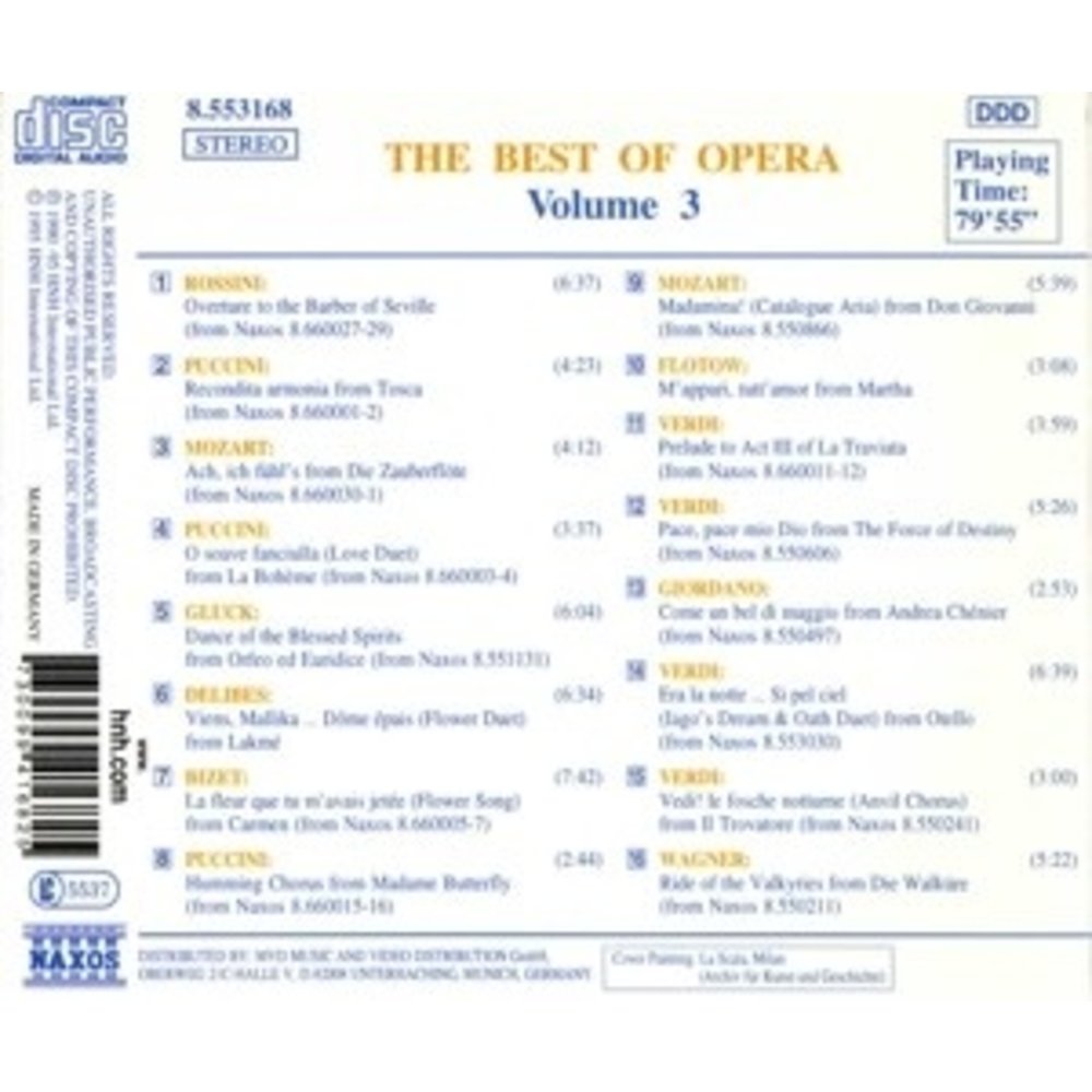 Naxos The Best Of Opera Vol.3