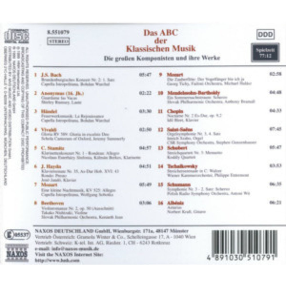 Naxos Abc Der Klassischen Musik