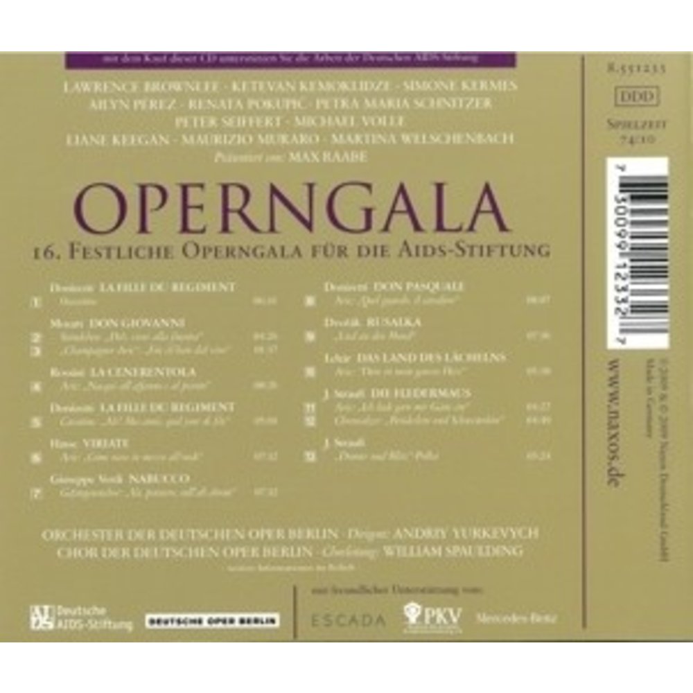 Naxos Operngala Fur Die Aids-Stiftung