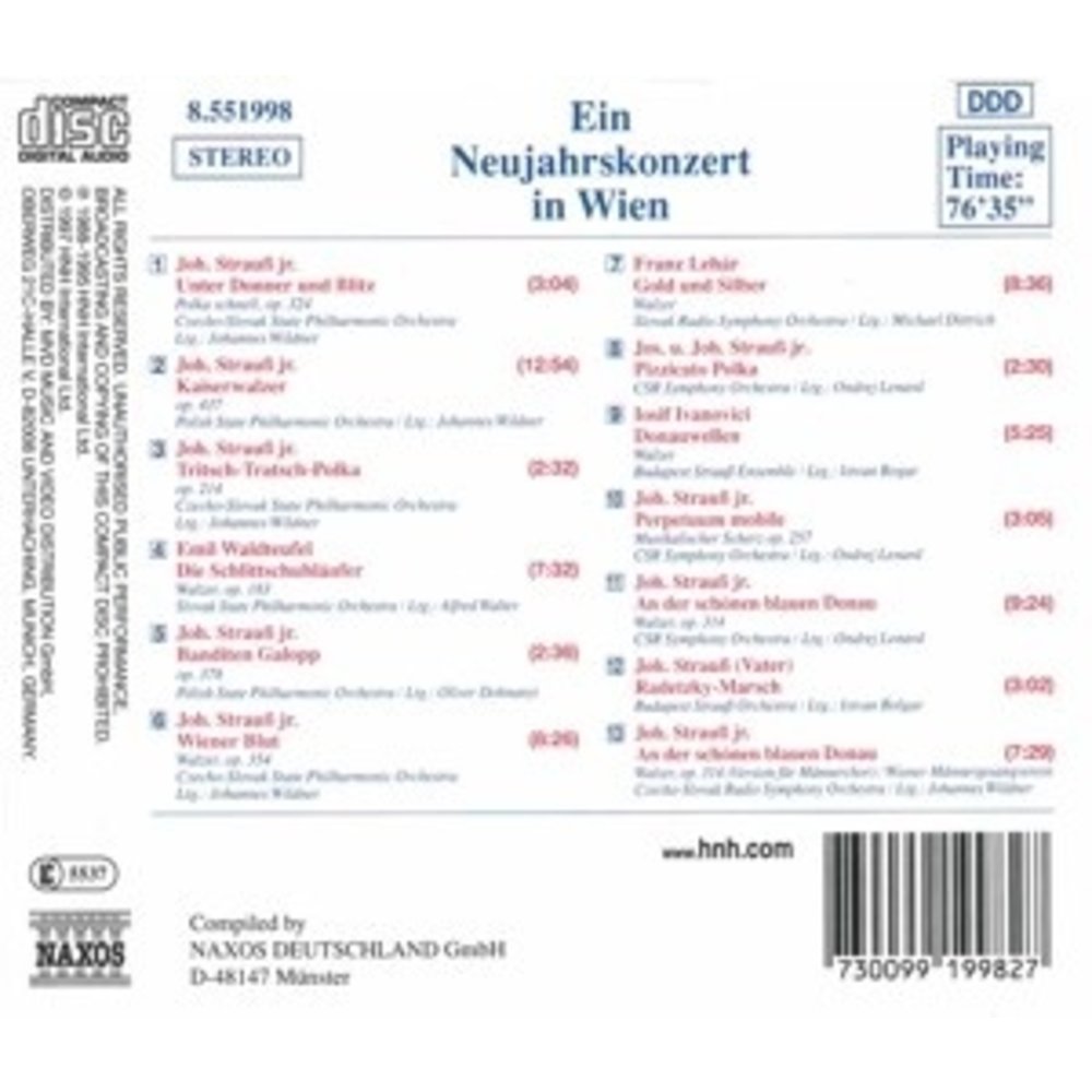 Naxos Ein Neujahrskonzert In Wien