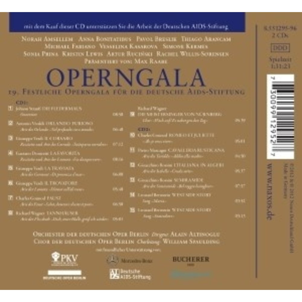Naxos 19.Operngala Fur Die Aids-Stiftung