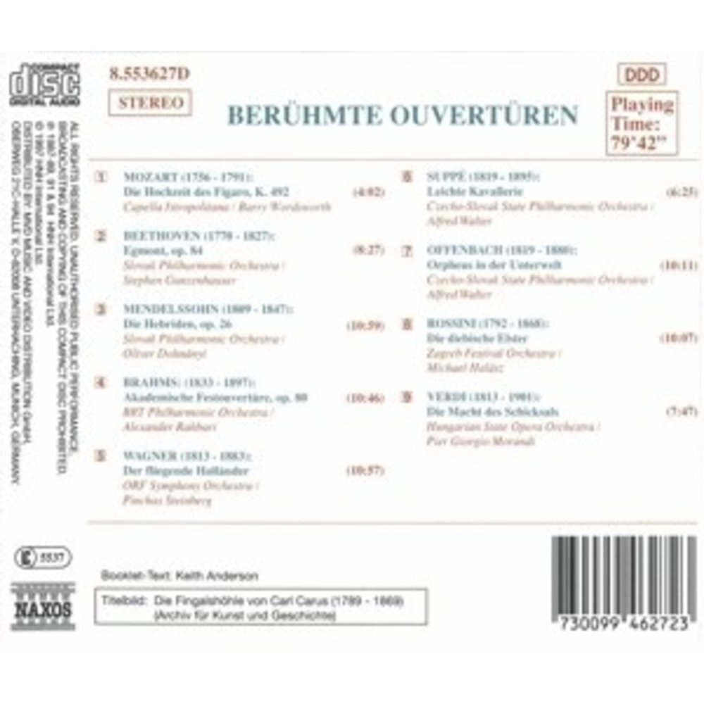 Naxos Famous Overtures