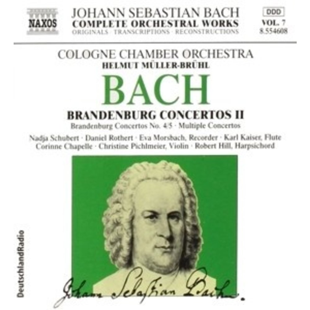 Naxos Bach: Brandenburg Ctos. 4/5