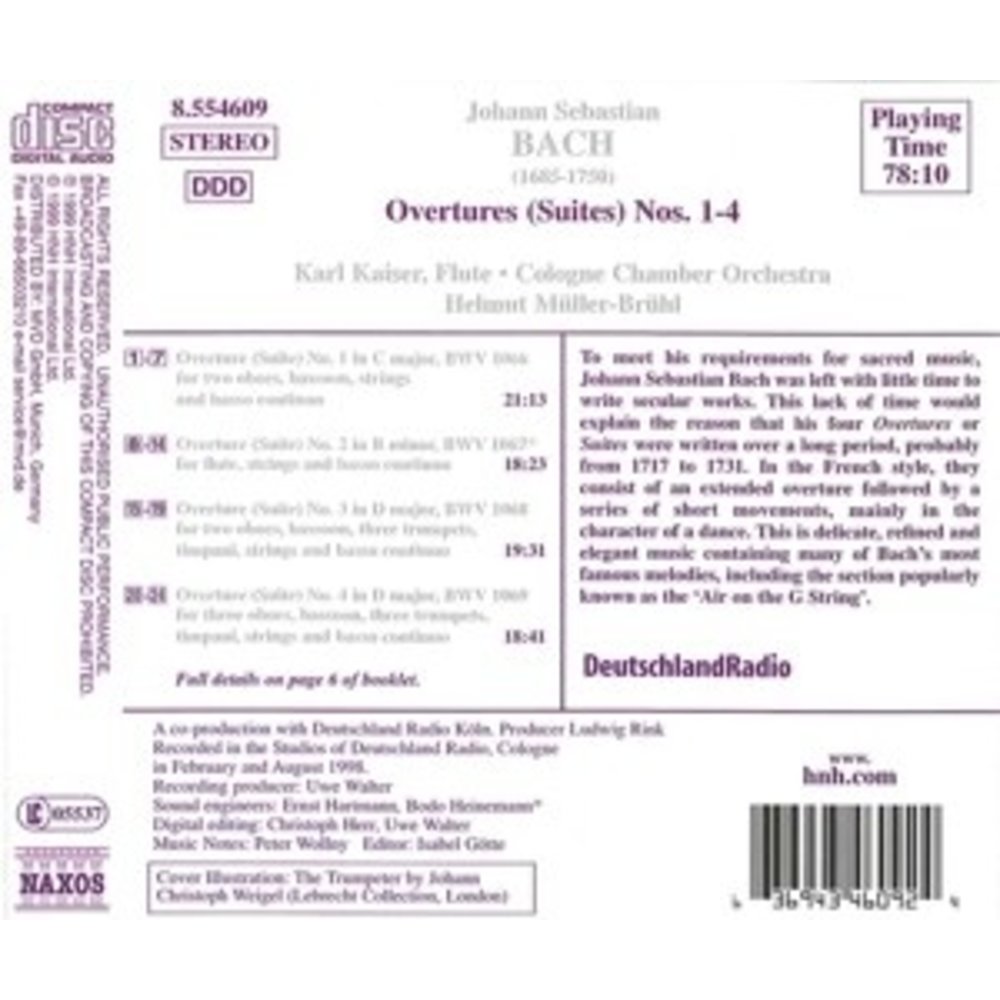 Naxos Bach: Complete Orchestral Work