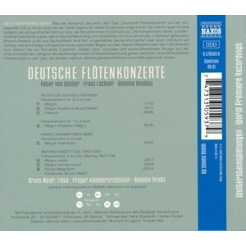 Naxos German Flute Concertos