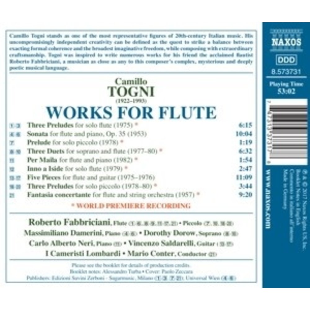 Naxos Works For Flute