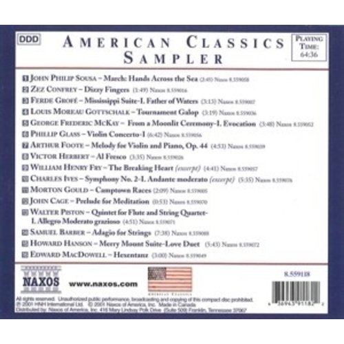 Naxos American Classics Sampler