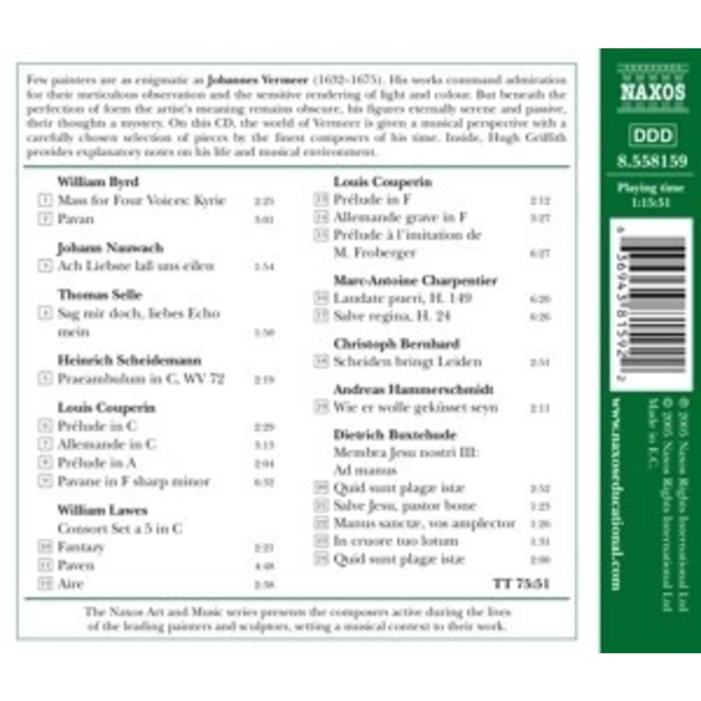 Naxos Art & Music: Vermeer - Music O