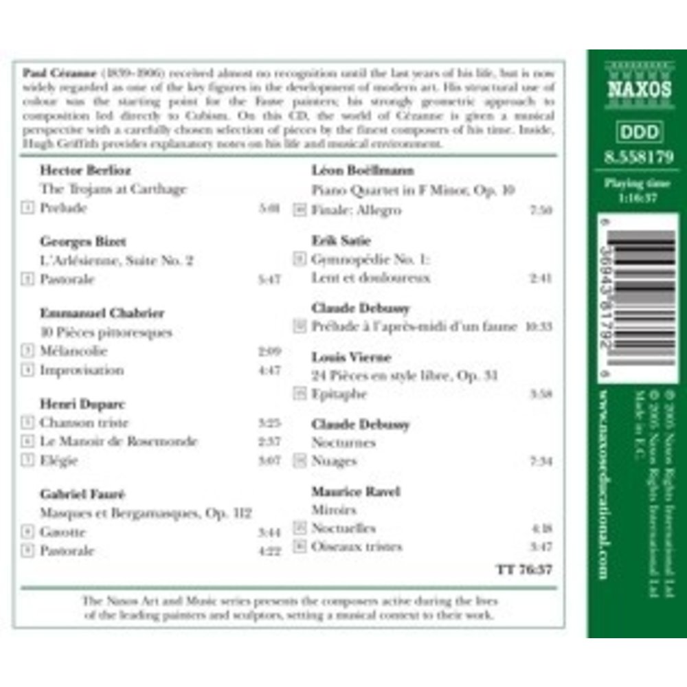 Naxos Art & Music: Cezanne-Music Of