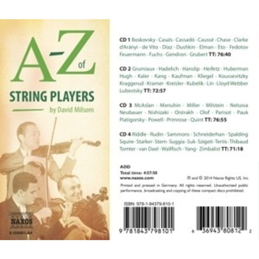 Naxos A-Z Of String Players