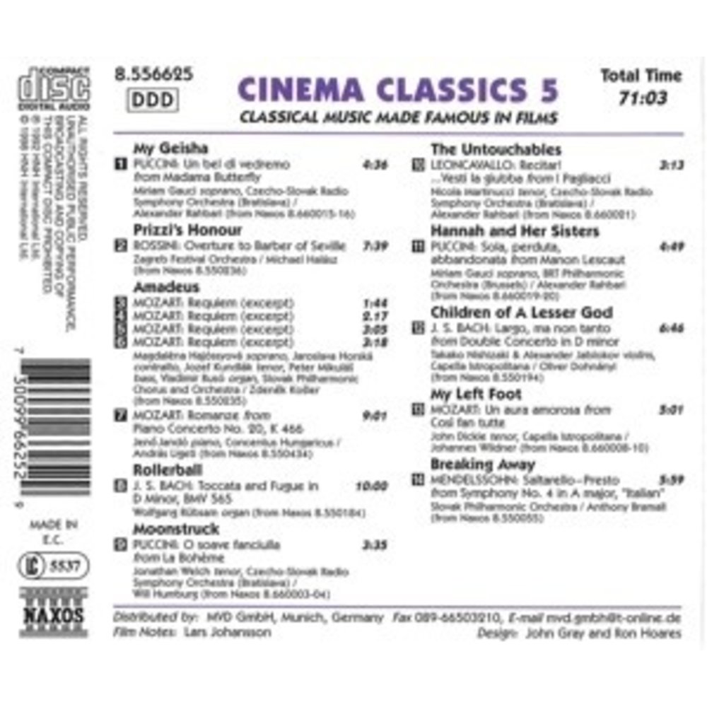 Naxos Cinema Classics 5