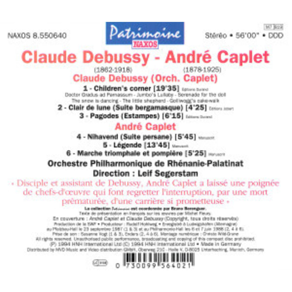 Naxos Debussy - Caplet