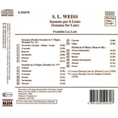 Naxos Weiss:sonatas For Lute