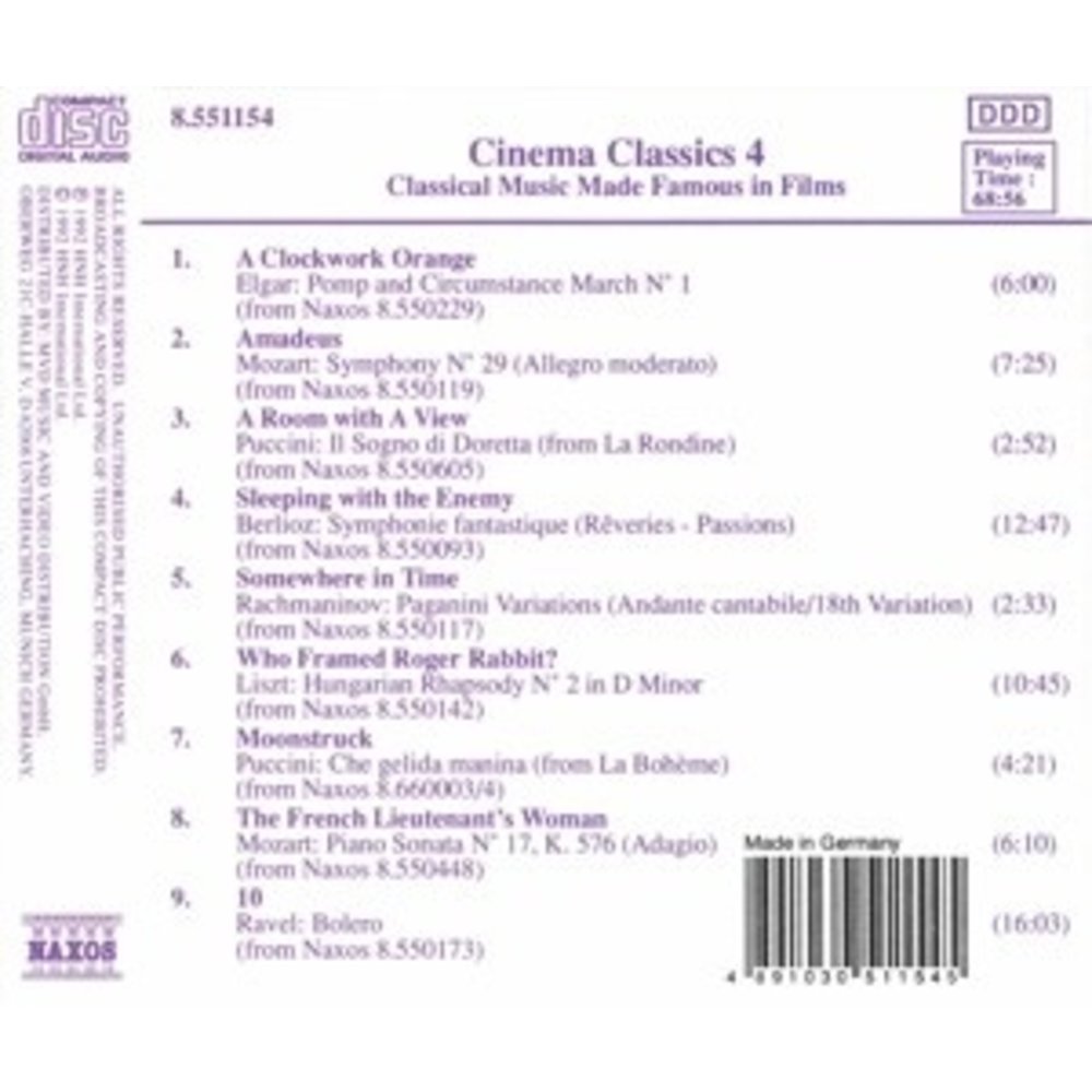 Naxos Cinema Classics 4