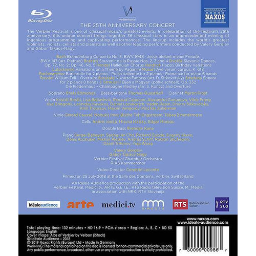 Naxos Verbier Festival - The 25Th Anniversary (BluRay)