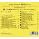 Naxos Bach To Work: Classical Music For Work Or Study