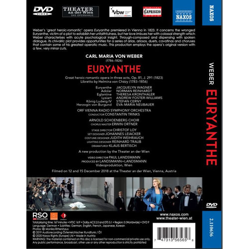 Naxos VON WEBER: EURYANTHE (DVD)