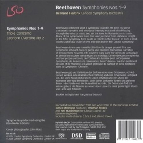 LSO LIVE Beethoven: Symphonies 1-9 Haitink (6CD)