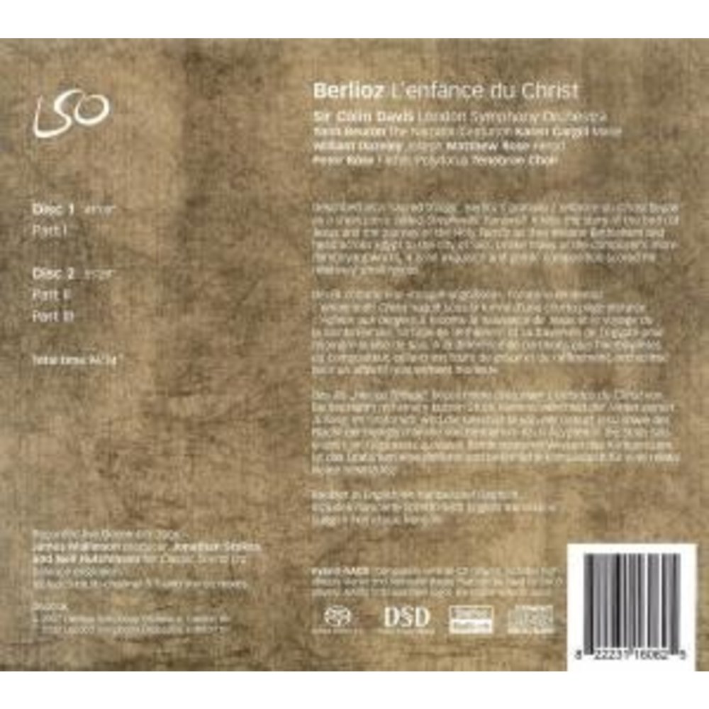 LSO LIVE Berlioz / Lenfance Du Christ
