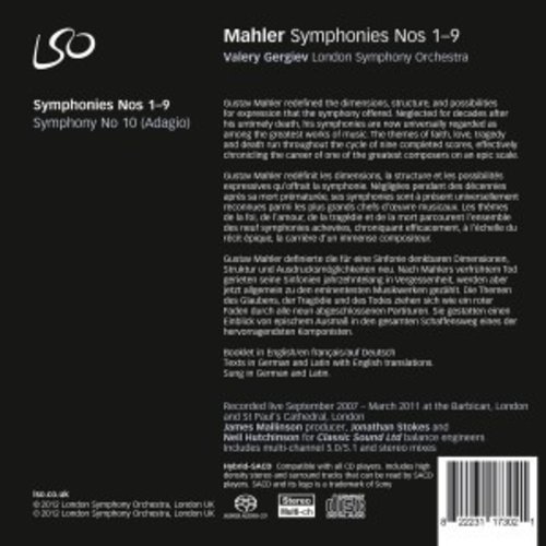 LSO LIVE Mahler / Symphonies No.1-9 (Gergiev